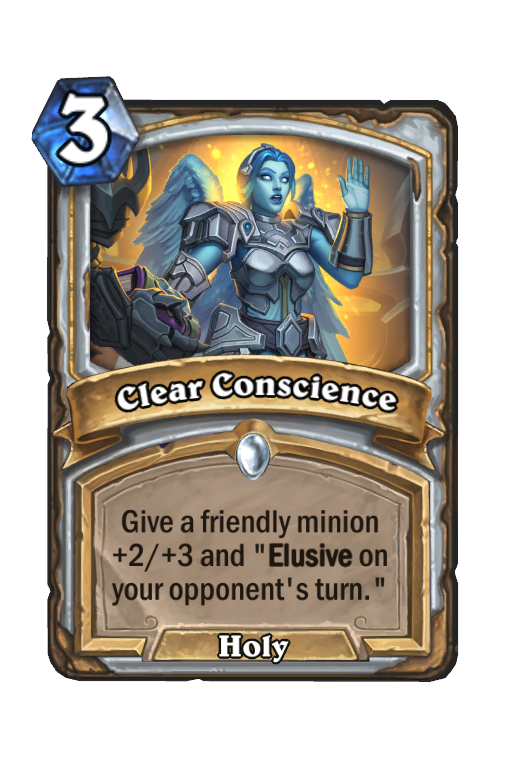 Clear Conscience Hearthstone kártya