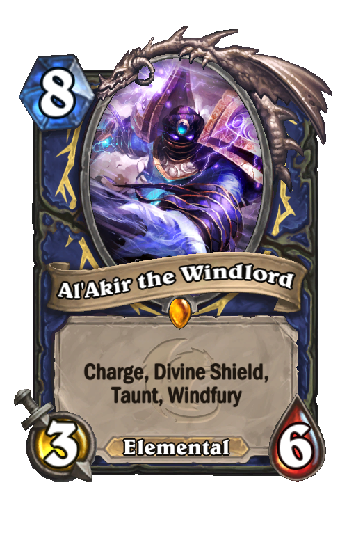 Al'Akir the Windlord Hearthstone kártya
