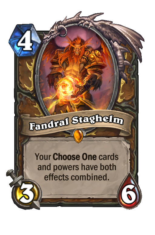 Fandral Staghelm Hearthstone kártya