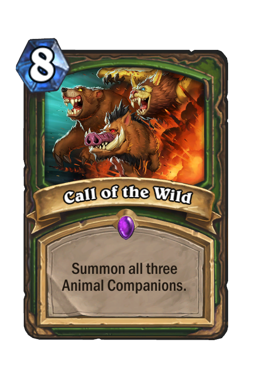 Call of the Wild Hearthstone kártya