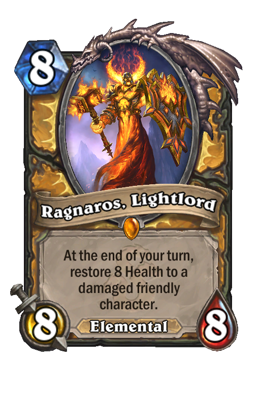 Ragnaros, Lightlord Hearthstone kártya