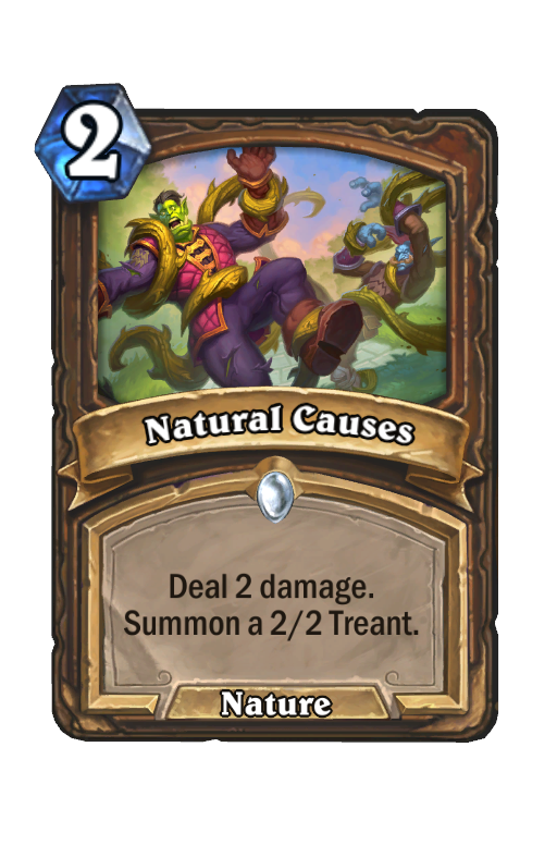Natural Causes Hearthstone kártya