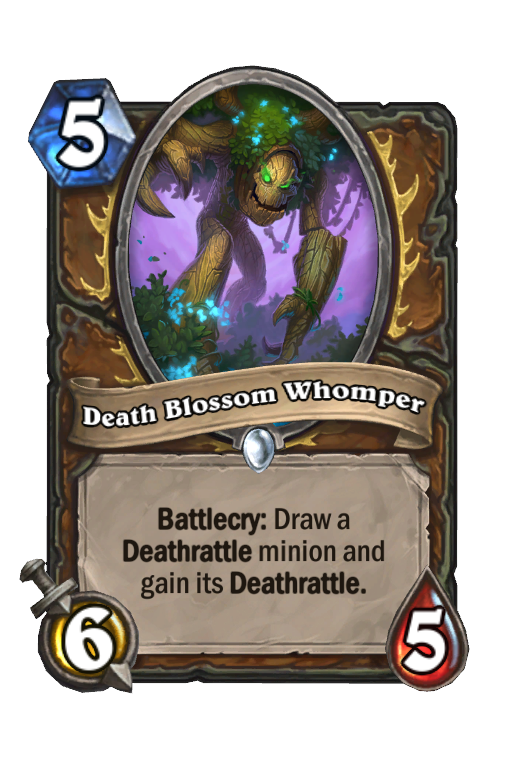 Death Blossom Whomper Hearthstone kártya