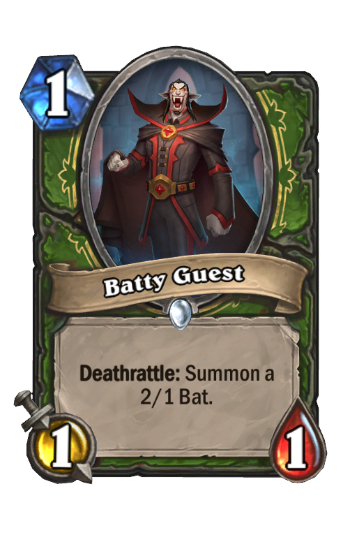 Batty Guest Hearthstone kártya