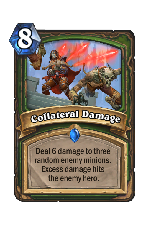 Collateral Damage Hearthstone kártya