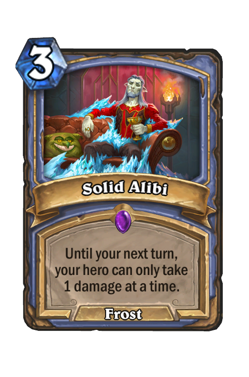 Solid Alibi Hearthstone kártya