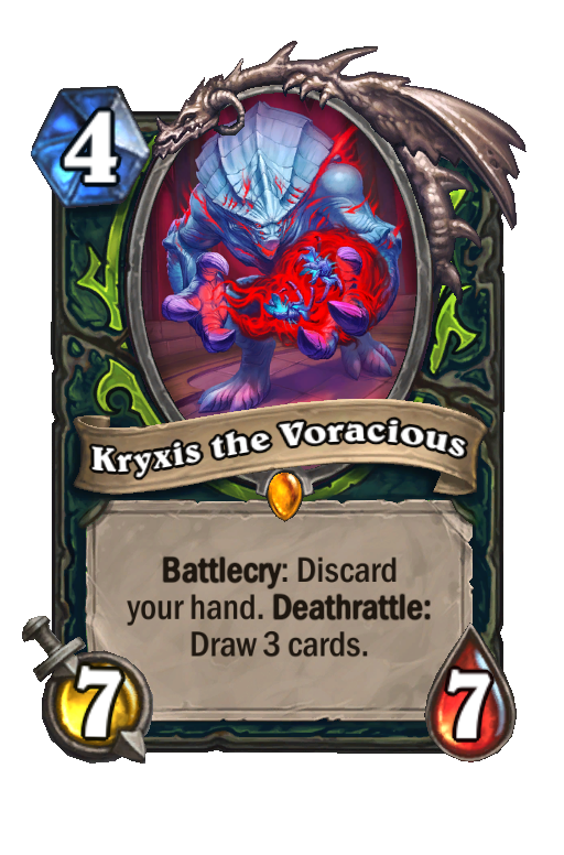 Kryxis the Voracious Hearthstone kártya