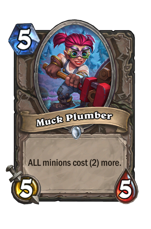 Muck Plumber Hearthstone kártya