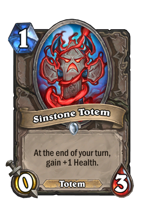 Sinstone Totem Hearthstone kártya