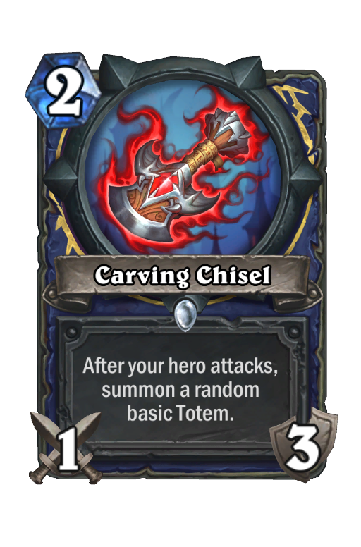 Carving Chisel Hearthstone kártya