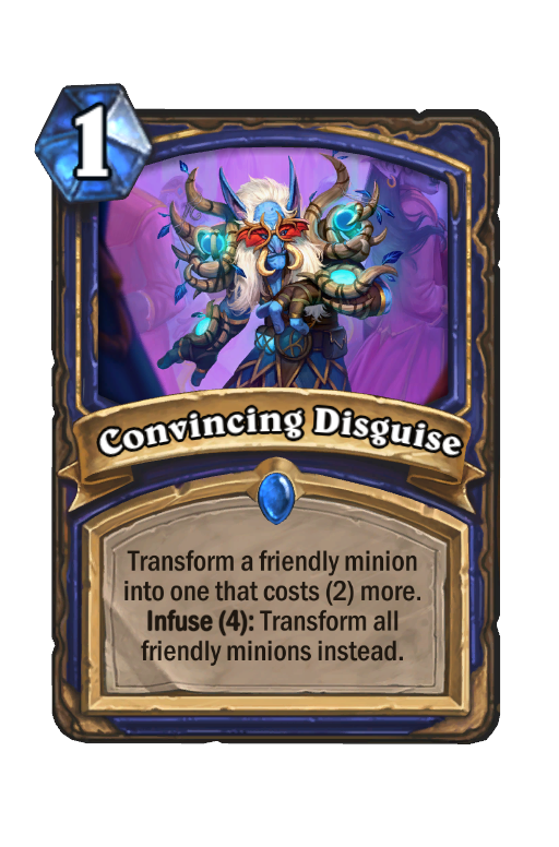 Convincing Disguise Hearthstone kártya
