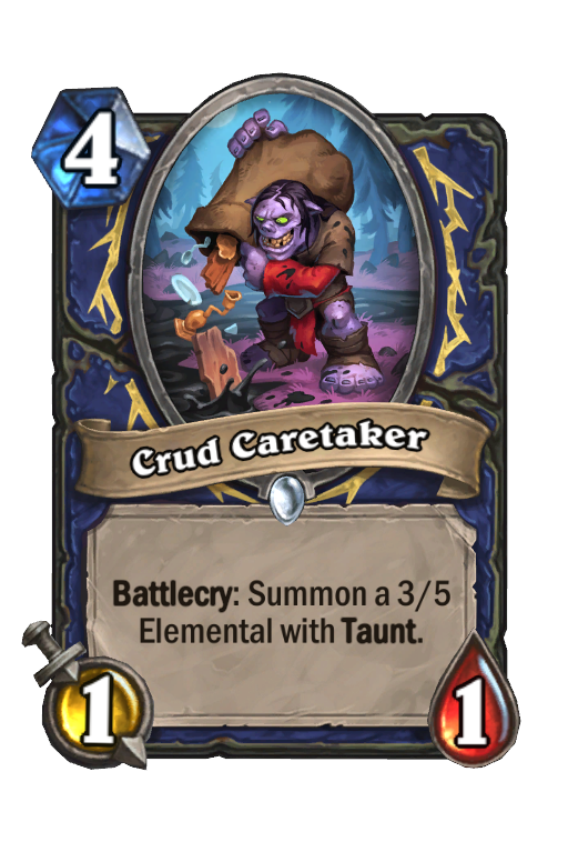 Crud Caretaker Hearthstone kártya