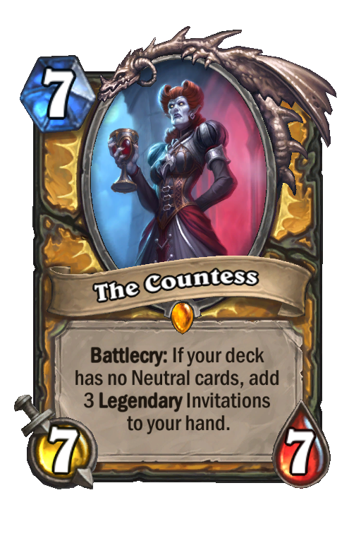 The Countess Hearthstone kártya