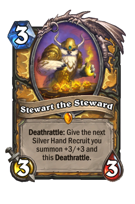 Stewart the Steward Hearthstone kártya