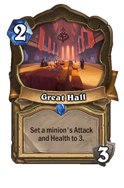 Great Hall Hearthstone kártya