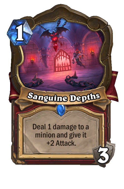 Sanguine Depths Hearthstone kártya
