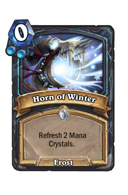Horn of Winter Hearthstone kártya