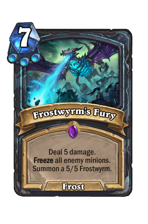 Frostwyrm's Fury Hearthstone kártya
