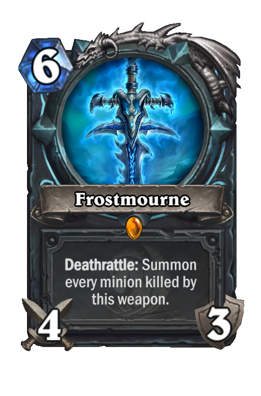 Frostmourne Hearthstone kártya