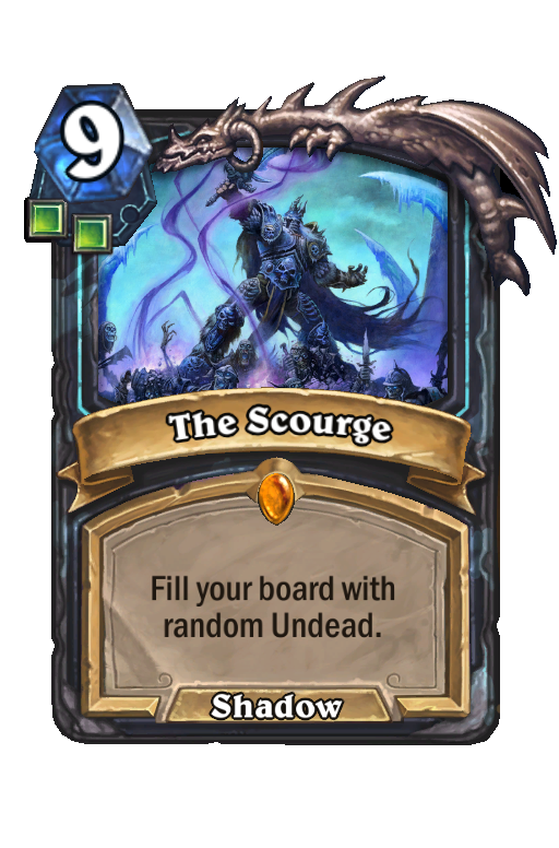 The Scourge Hearthstone kártya