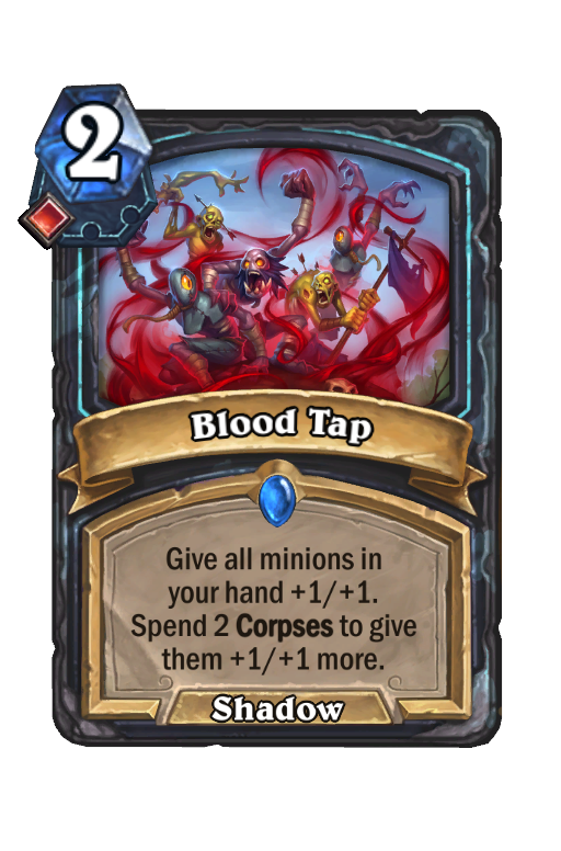 Blood Tap Hearthstone kártya