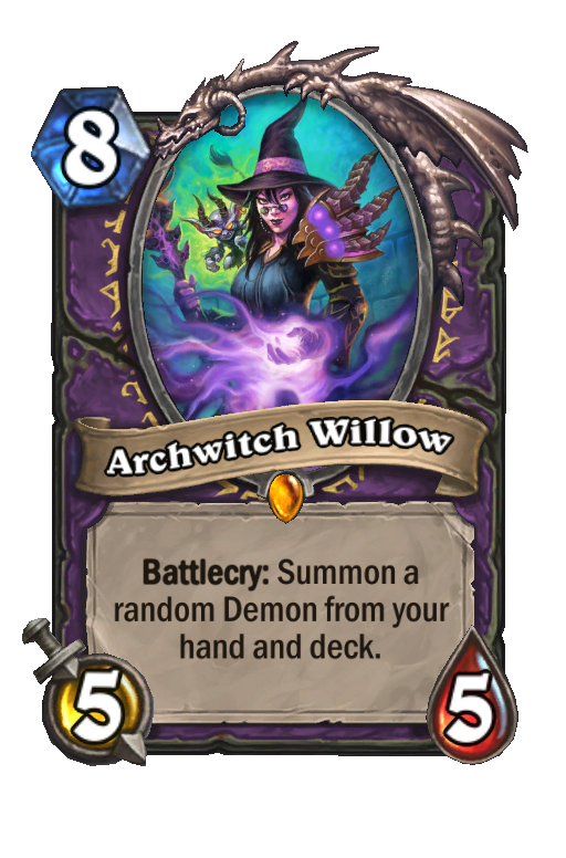 Archwitch Willow Hearthstone kártya