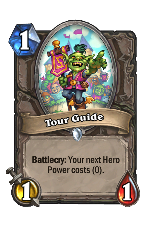 Tour Guide Hearthstone kártya