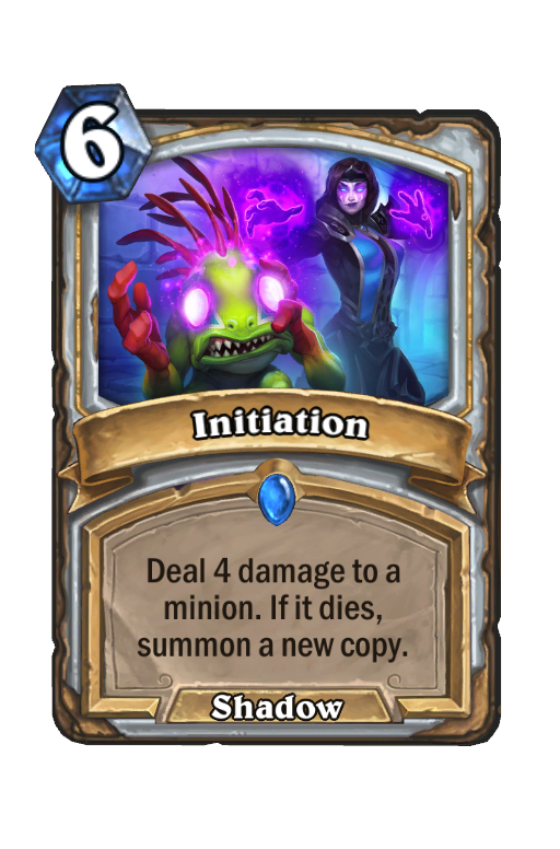 Initiation Hearthstone kártya