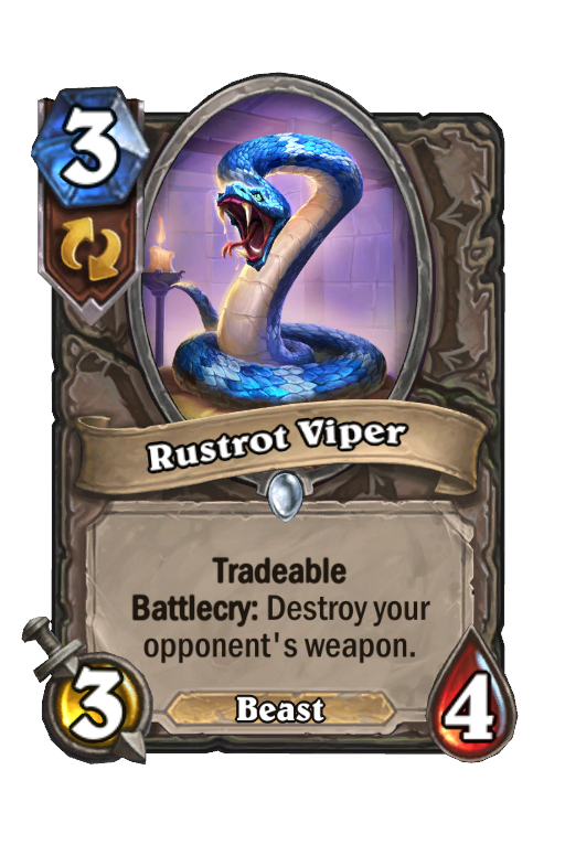Rustrot Viper Hearthstone kártya