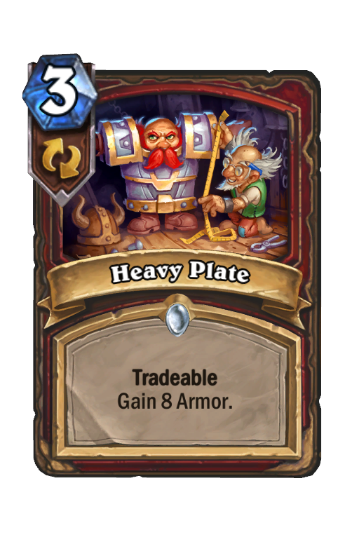 Heavy Plate Hearthstone kártya