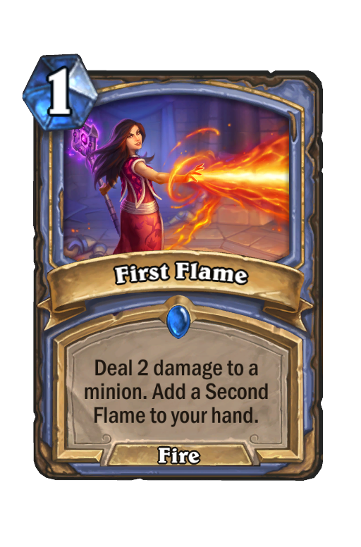 First Flame Hearthstone kártya