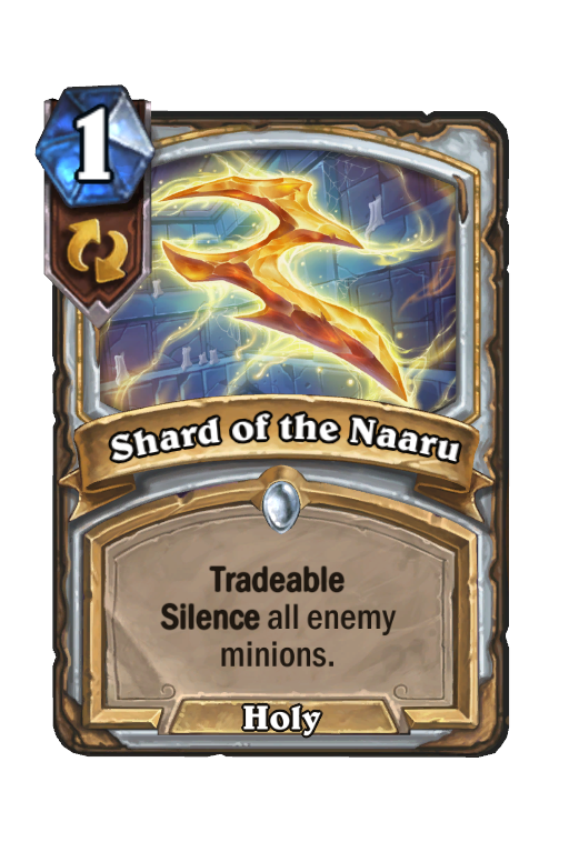 Shard of the Naaru Hearthstone kártya