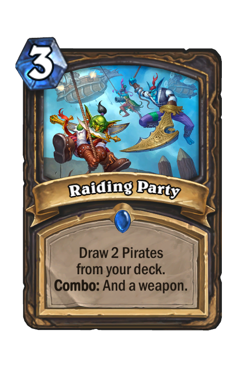 Raiding Party Hearthstone kártya