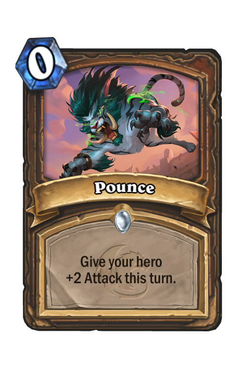 Pounce Hearthstone kártya