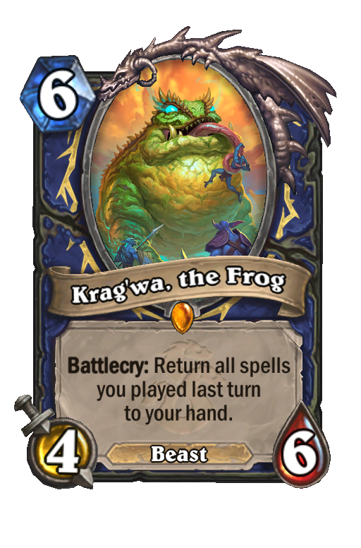 Krag'wa, the Frog Hearthstone kártya