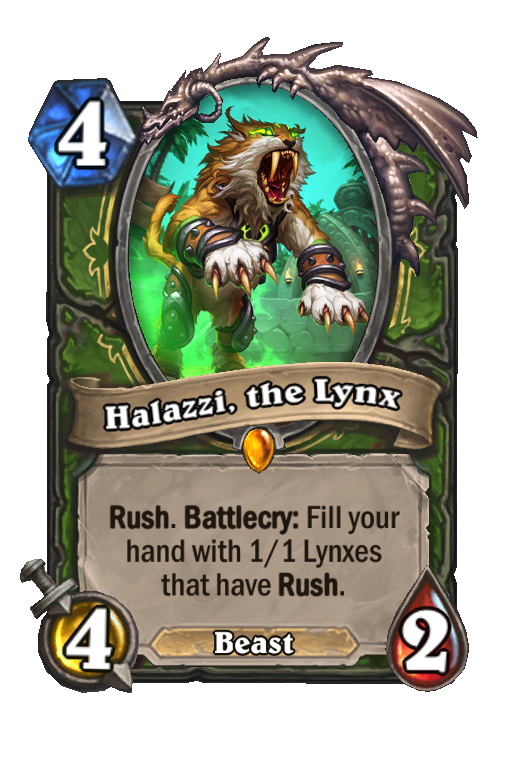 Halazzi, the Lynx Hearthstone kártya