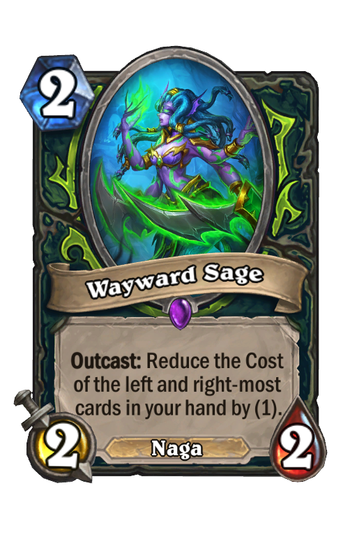 Wayward Sage Hearthstone kártya