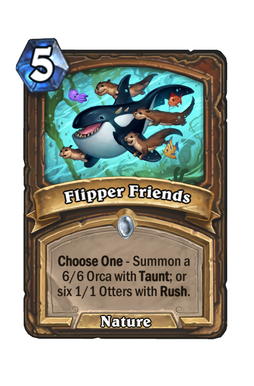 Flipper Friends Hearthstone kártya