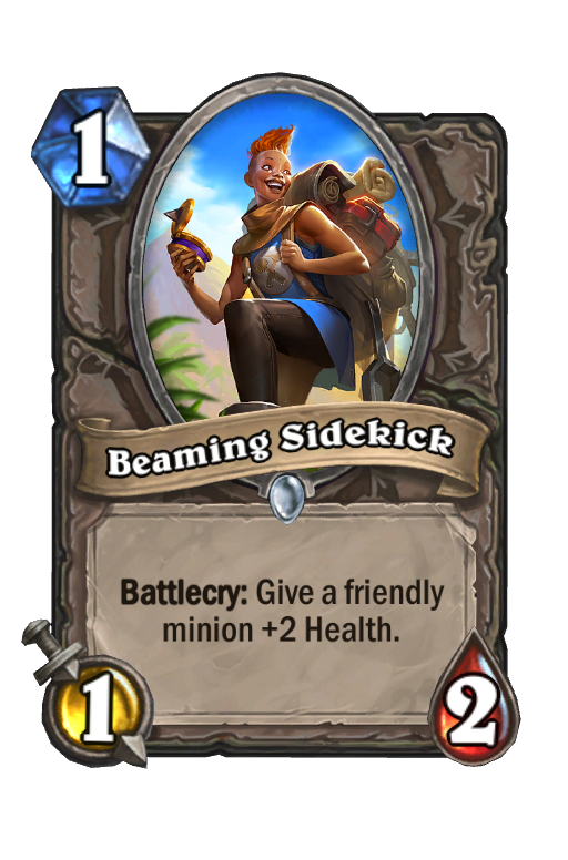 Beaming Sidekick Hearthstone kártya