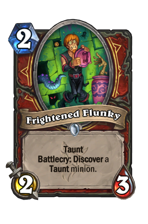 Frightened Flunky Hearthstone kártya