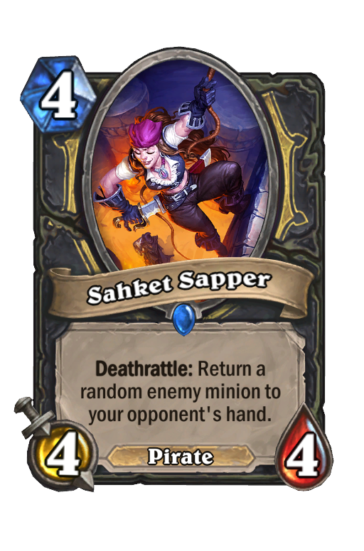 Sahket Sapper Hearthstone kártya