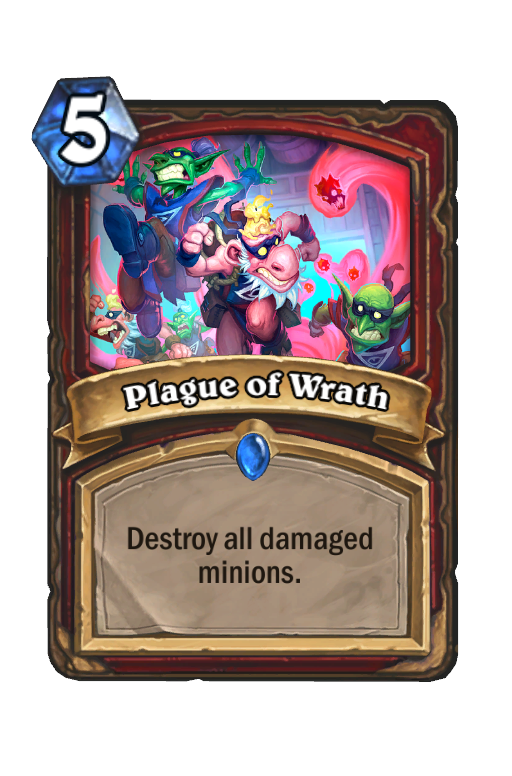 Plague of Wrath Hearthstone kártya