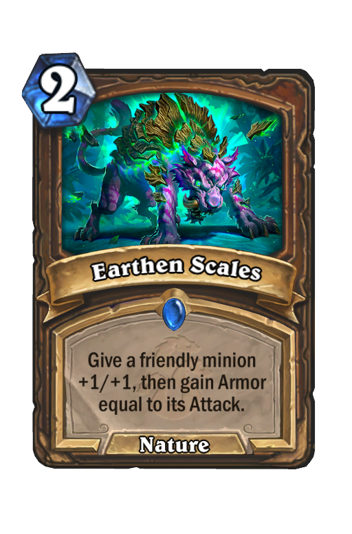 Earthen Scales Hearthstone kártya