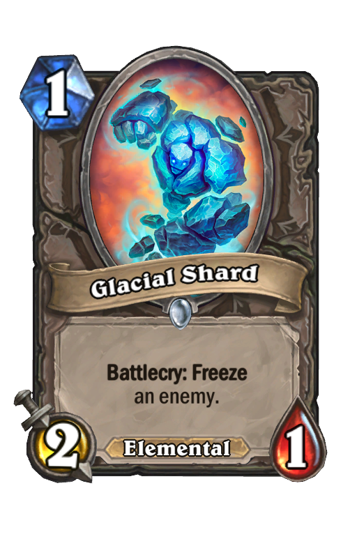 Glacial Shard Hearthstone kártya