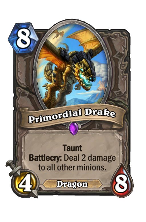 Primordial Drake Hearthstone kártya