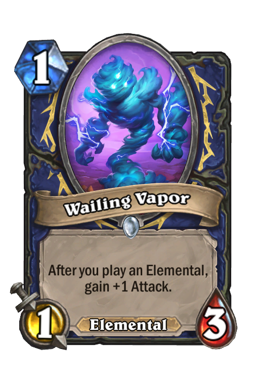 Wailing Vapor Hearthstone kártya