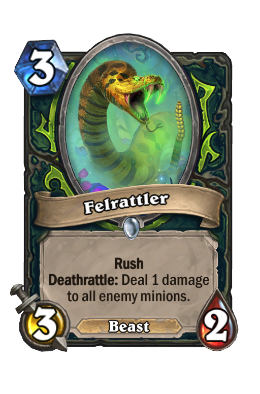 Felrattler Hearthstone kártya