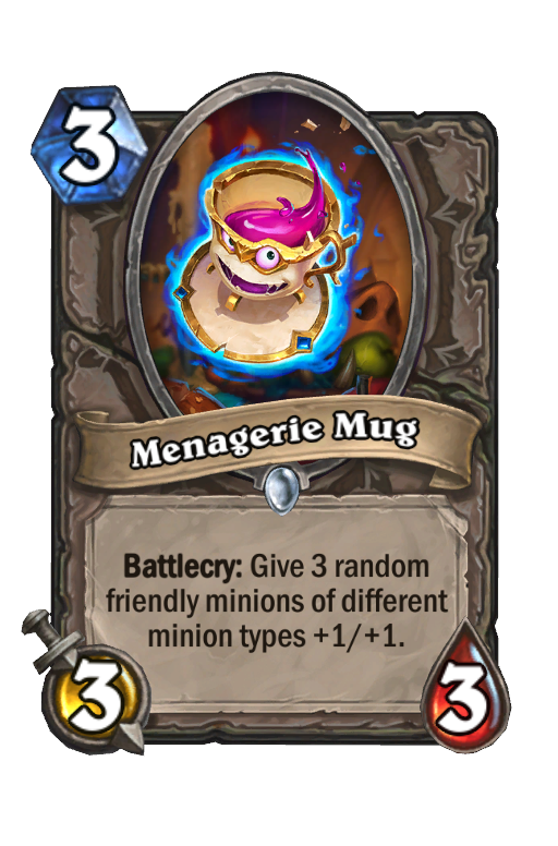 Menagerie Mug Hearthstone kártya