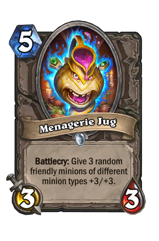Menagerie Jug Hearthstone kártya