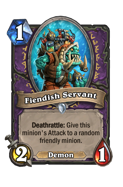 Fiendish Servant Hearthstone kártya